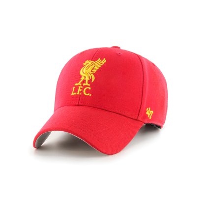47 BRAND OFFCIAL LOGO LIVERPOOL FC '47 MVP WOOL CLEAN UP RED