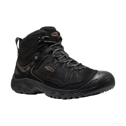KEEN Men's Targhee IV Waterproof Hiking Boot ( Triple Black )
