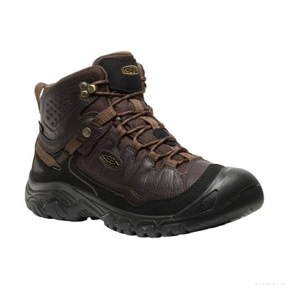 KEEN Men's Targhee IV Waterproof Hiking Boot ( Tumbled Java )