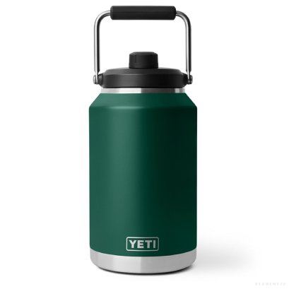 YETI RAMBLER ONE GALLON JUG BLACK FOREST GREEN