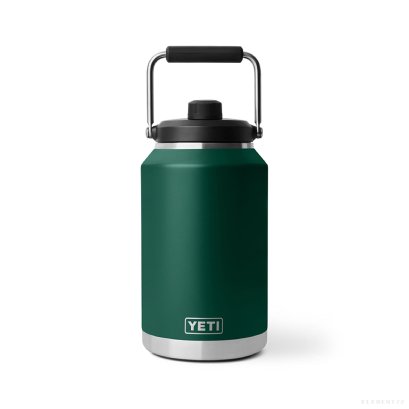 YETI RAMBLER ONE GALLON JUG BLACK FOREST GREEN
