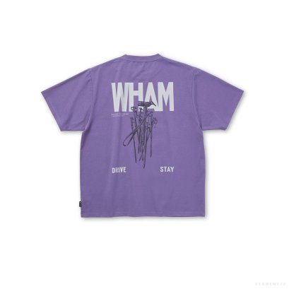 Snowpeak PEGS & HAMMER T-SHIRT ( PURPLE )