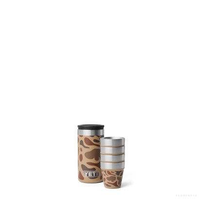 YETI SHOT GLASSES & CASE WETLANDS CAMO
