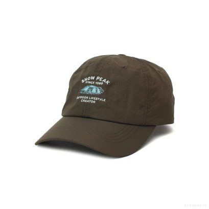 CAMPING EMBROIDERY CAP ( BROWN ) # F