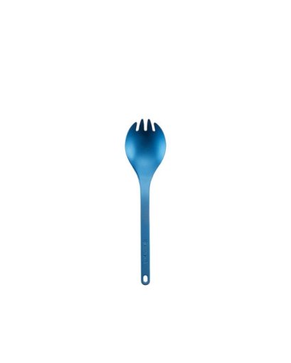 Titanium Spork Blue