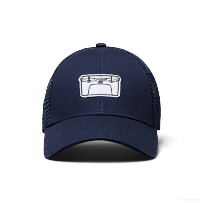 TUNDRA BADGE LOW PRO TRUCKER HAT NAVY