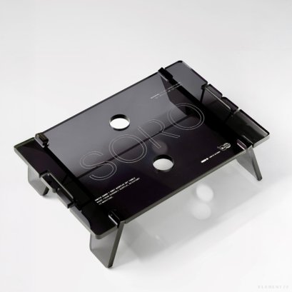 UNITO SORO TABLE ACRYLIC CLEAR BLACK