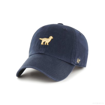 GOLDEN RETRIEVER BASE RUNNER ICON &#039;47 CLEAN UP NAVY