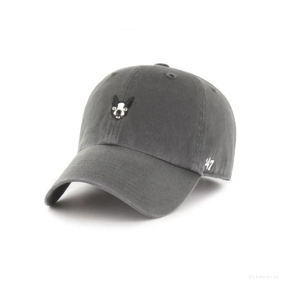 BOSTON TERRIER &#039;47 CLEAN UP CHARCOAL