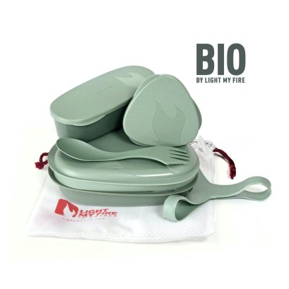 Light My Fire 6-Piece Camping Mess Kit for 1 - Lunch Kit with 3-in-1 Reusable Spork Light My Fire 6-Piece Camping Mess Kit for 1 - Lunch Kit with 3-in-1 Reusable Spork