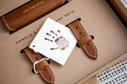 UNITO LEATHER STREP SET WHISKEY BROWN(Limited Edition)