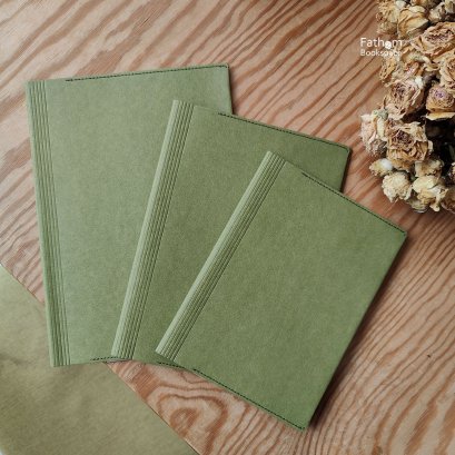 Book Cover : Leaf Green / Folio /  ปกหนังสือกันน้ำ  ผลิตจากกระดาษทำความสะอาดได้
