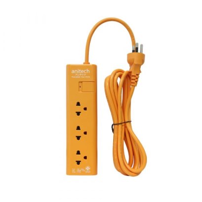 ปลั๊กไฟมาตรฐาน มอก. 3 ช่อง 1 สวิตซ์ H1133-OR