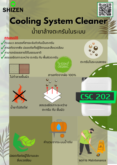 มารู้จักกับน้ำยาล้างตะกรันในระบบ Cooling System Cleaner (CSC202)