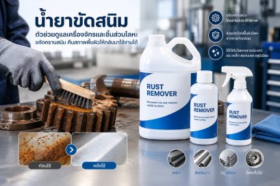 น้ำยาขัดสนิมเครื่องจักร