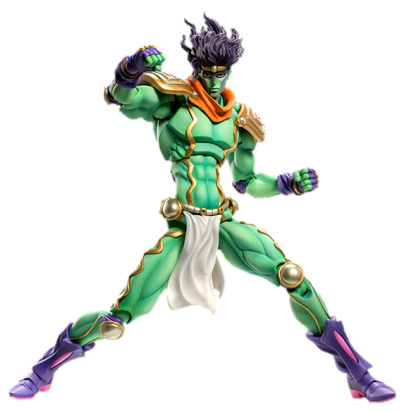 [OPENED] SAS BIG JOJO Star Platinum , Jojo's bizarre adventure part 3, stardust crusader, โมเดล โจโจ้ ล่าข้ามศตวรรษ ภาค 3, นักรบประกายดาว, สตาร์ แพลตตินั่ม