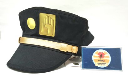 [NEW][RARE] USJ JOJO Kujo Jotaro Cap Hat, Universal Studio Japan, Jojo&#039;s bizarre adventure part 3, stardust crusaders, โจโจ้ ล่าข้ามศตวรรษ ภาค 3, นักรบประกายดาว, หมวก คูโจ้ โจทาโร่