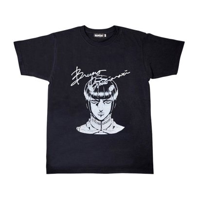 [ราคา 1,750/มัดจำ 1,450][สิงหาคม2569] เสื้อทีเชิร์ต สีดำ, บรูโน่ บูจาราตี้, โจโจ้ ล่าข้ามศตวรรษ ภาค 5, สายลมทองคำ, JOJO T-Shirt Bruno Bucciarati, BLACK, Jojo's Bizarre Adventure Part 5, Golden Wind