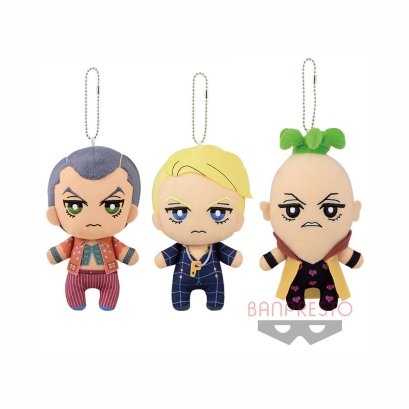 [ราคา 2,000/มัดจำ 1,000] Tomonui Golden Wind Vol.3  Prosciutto, Pesci, Formaggio, Jojo&#039;s Bizarre Adventure Part 5, ตุ๊กตาพวงกุญแจ โจโจ้ ล่าข้ามศตวรรษ ภาค 5, สายลมทองคำ, โปรชู้ท, เพซซี่, ฟอร์มัจโจ็