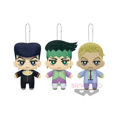 [ราคา 3250/มัดจำ 1750] Tomonui Vol.3 Josuke, Rohan, Kira, Jojo&#039;s Bizarre Adventure Part 4, Diamond is unbreakable, ตุ๊กตาพวงกุญแจ โจโจ้ ล่าข้ามศตวรรษ ภาค 4, เพชรแท้ไม่มีวันสลาย, โจสุเกะ, โรฮัง, คิระ
