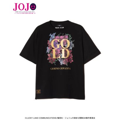 [Price 3,000/Deposit 2,500][NOV2026] Glamb, T-Shirt, Giorno Giovanna, Jojo's Bizarre Adventure,Golden Wind
