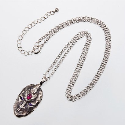 [Price 3,600/Deposit 2,900][NOV2026] JOJO, Stone Mask Necklace, Aja Red Stone, Jojo's Bizarre Adventure Part 1, Phanthom Blood