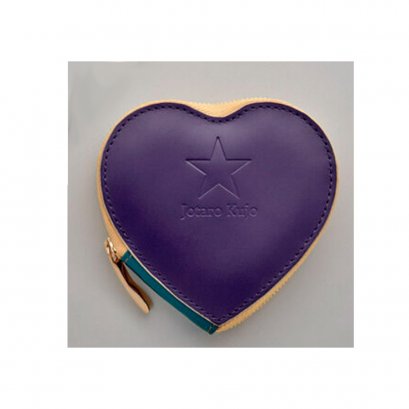 [NEW] กระเป๋าใส่เหรียญ, คูโจ้ โจทาโร่, โจโจ้ ล่าข้ามศตวรรษ, สมุทรศิลา,JOJO Leather Collection 1, Heart Shaped Coin Case, Kujo Jotaro, Jojo's Bizarre Adventure, Stone Ocean