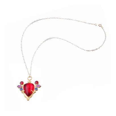 [ราคา 4,950/มัดจำ 3.000] JOJO Exhibition, Red Stone of AJA Pendant, Jojo's Bizarre Adventure, ของที่ระลึก โจโจ้ ล่าข้ามศตวรรษ, จี้ห้อยคอ ศิลาแดงเอเจอร์