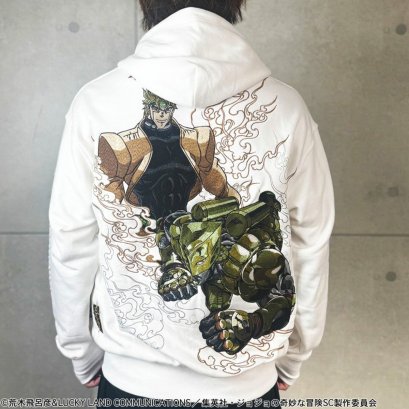 fanfigs_premium_bandai_karakuri_tamashii_daima_jojo_s_bizarre_adventure_stardust_crusaders_dio_the_world_Embroidered_hoodie_ZIP
