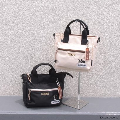 [Price 2,250/Deposit 1,850] OUTDOOR, Loward Special Collection, Jojo's Bizarre Adventure, Stardust Crusaders, Iggy Motif 2 Ways Shoulder Bag