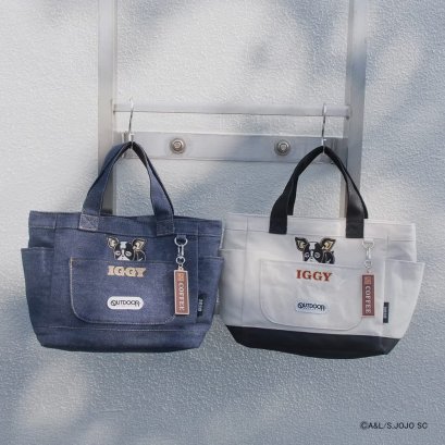 [ราคา 2,400/มัดจำ 1,900] OUTDOOR, กระเป๋าโท้ท, อิ๊กกี้, โจโจ้ ล่าข้ามศตวรรษ, นักรบประกายดาว, Loward Special Collection, Jojo's Bizarre Adventure, Stardust Crusaders, Iggy Motif Cabaret Tote Bag