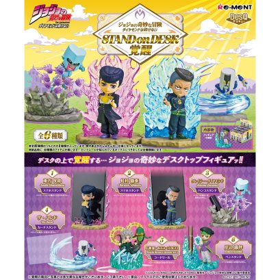 fanfigs_re_ment_on_desk_jojo_s_bizarre_adventure_diamond_is_unbreakable_awakening