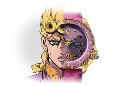 [NEW Full Payment][กรุณาอ่านเงื่อนไขให้ละเอียด][NOV2019] SEIKO WATCH 5 SPIRITS, JOJO GOLDEN WIND, Jojo&#039;s Bizarre Adventure Part 5, Golden Wind, นาฬิกาข้อมือ, โจโจ้ ล่าข้ามศตวรรษ ภาค 5, สายลมทองคำ