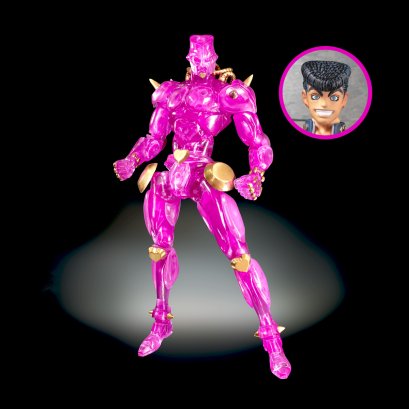fanfigs_medicos_entertainment_super_action_statue_sas_jojo_s_bizarre_adventure_diamond_is_unbreakable_crazy_diamond_clear_and_gold_wf2026s_wonder_festival_2026_summer_bonus