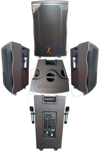 Sherman รุ่น APS155 ลำโพงล้อลาก