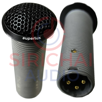 ไมค์ฝังโต๊ะ superlux รุ่น E323B ไมค์ฝังโต๊ะแบบHALF CARDIOID สีดำ SUPERLUX