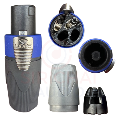 ปลั๊กสปีคคอน2ขั้ว Lidge รุ่น YM502