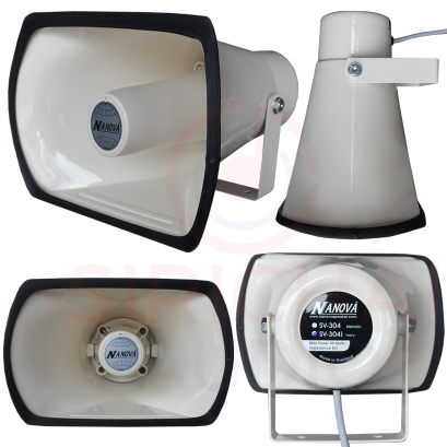 NANOVA รุ่น SV304i ฮอร์นพร้อมไดร์ฟเวอร์ อลูมิเนียม แบบเหลี่ยม