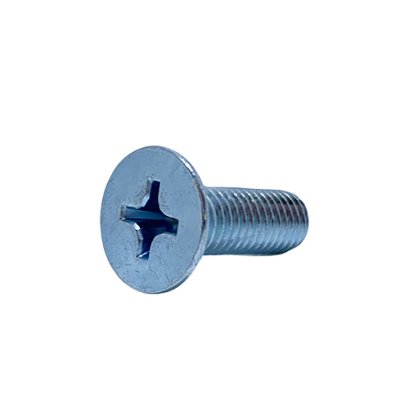 Steel Zinc Cr+3 Flat head(+) screw