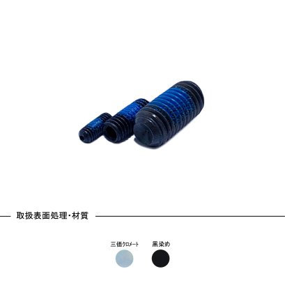 nylok steel plain set screw ナイロックホーローセット