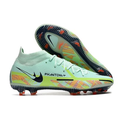 Nike Phantom GT 2 Elite DF FG Bonded - Barely Green/Blackened Blue/Orange