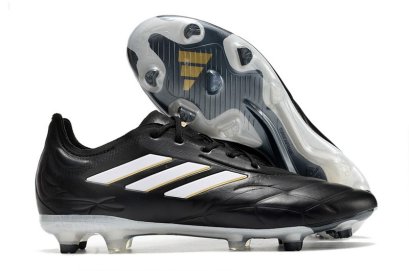 Adidas Copa Pure.1 FG Soccer Cleats Teaser - Black/Gold Metallic