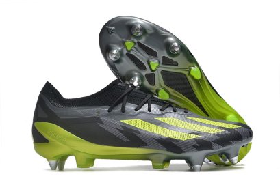Adidas X Crazyfast.1 SG Soft Ground Crazycharged - Core Black/Yellow/Grey