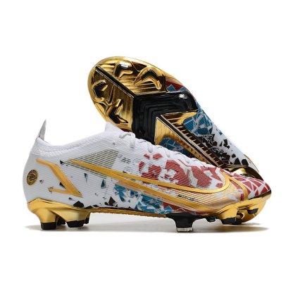 New Collection Of Nike Football Vapor 14 Elite FG - Silver Safari  White/Black/Volt - Cleatsshop