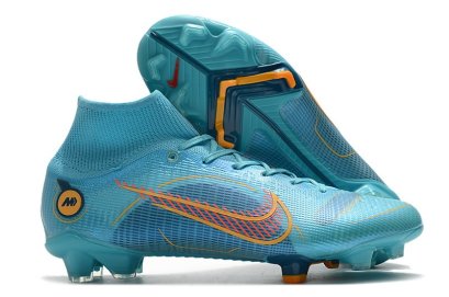 Nike Mercurial Superfly 8 Elite FG 'Blueprint' - Chlorine Blue / Orange / Marina
