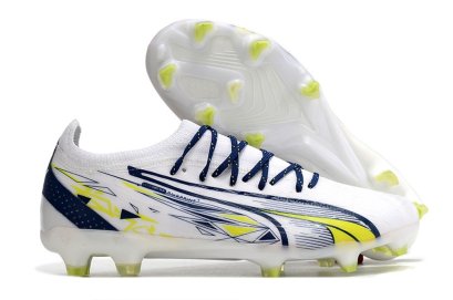 Puma Ultra Ultimate FG/AG Christian Pulisic - White/Yellow/Royal Blue