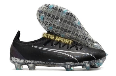 Puma Ultra Ultimate FG/AG Eclipse - Black/White/Elektro Aqua