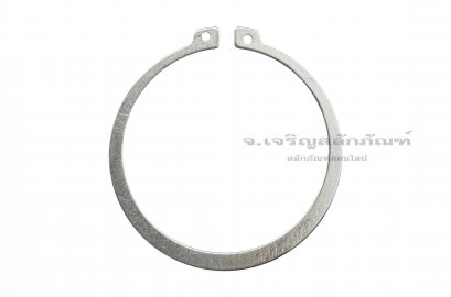 แหวนล็อคนอก แหวนล็อคเพลา สแตนเลส 85 mm (เบอร์ 85) (วัดขนาดวงในของแหวนได้ 79.5 mm ความหนา 3 mm)