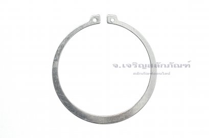 แหวนล็อคนอก แหวนล็อคเพลา สแตนเลส 90 mm (เบอร์ 90) (วัดขนาดวงในของแหวนได้ 84.5 mm ความหนา 3 mm)