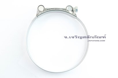 เข็มขัดรัดท่อสแตนเลสหน้ากว้าง MGM 122-130 mm